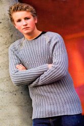 Серый пуловер с молниями Серый пуловер с молниями