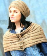 Шапка и пончо Шапка и пончо