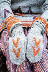 Варежки в этническом стиле Варежки в этническом стиле