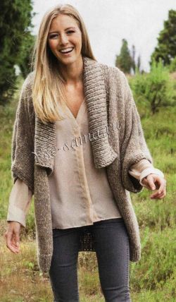 Вяжем кардиган спицами Вяжем кардиган спицами