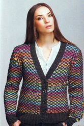 Женский цветной кардиган Женский цветной кардиган