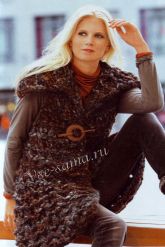 Жилет с большим воротником Жилет с большим воротником