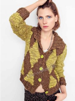 Жакет с ромбами, фото Жакет с ромбами, фото