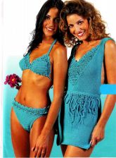 Бикини, пояс и пляжное платье