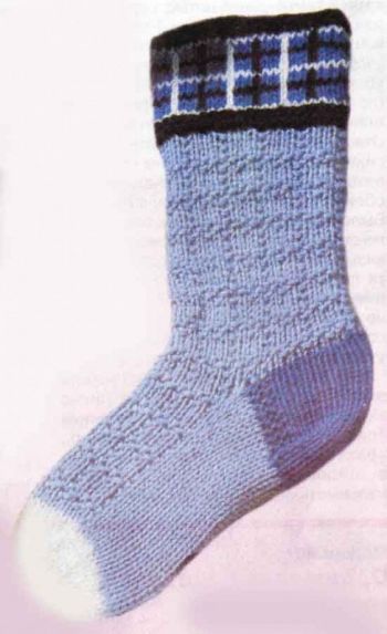 Гольфы с клетчатой планкой