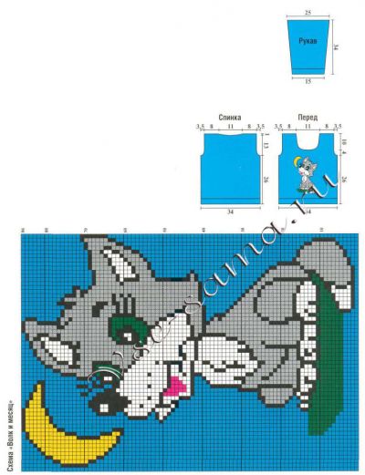 Голубой свитер Голубой свитер