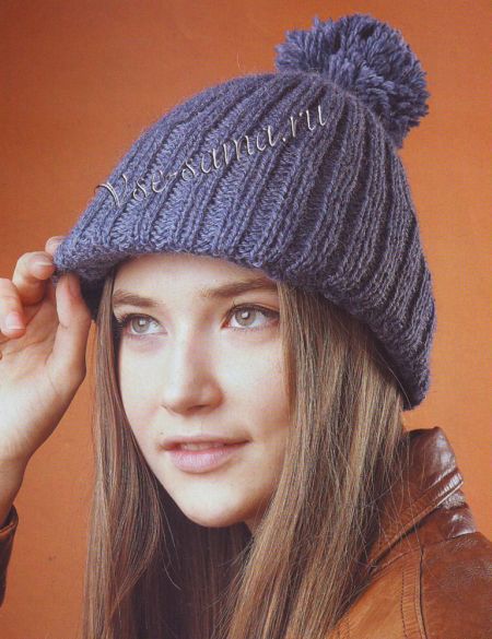 Кепи с помпоном, фото Кепи с помпоном, фото