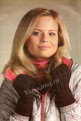 Коричневые варежки Коричневые варежки