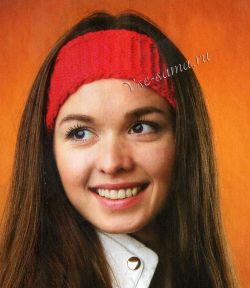 Красная повязка на голову, фото Красная повязка на голову, фото