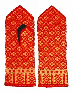 Пестрые варежки