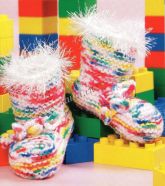 Пинетки спицами в деревенском стиле Пинетки спицами в деревенском стиле