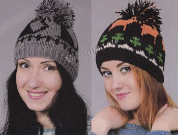 Шапки с жаккардом, фото Шапки с жаккардом, фото
