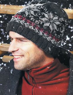 Шапочка с норвежским узором Шапочка с норвежским узором