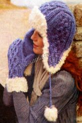 Ушанка и варежки Ушанка и варежки