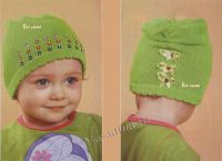 Зеленая шапочка с пайетками Зеленая шапочка с пайетками