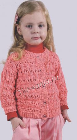 Ажурная кофточка для девочки Ажурная кофточка для девочки