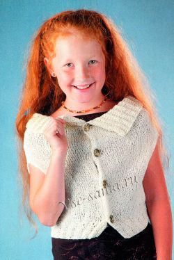 Белый жилет-трансформер Белый жилет-трансформер