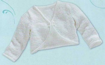 Белый жакет-болеро Белый жакет-болеро