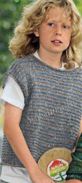 Безрукавка спицами мальчиковая Безрукавка спицами мальчиковая