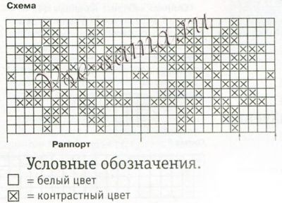 Детский свитер со снежинками и повязка спицами, схема Детский свитер со снежинками и повязка спицами, схема