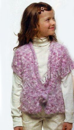 Детский пушистый жилет Детский пушистый жилет