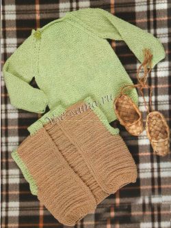 Двойка: пуловер и жилет спицами Двойка: пуловер и жилет спицами