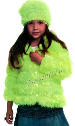 Джемпер и шапка спицами Джемпер и шапка спицами