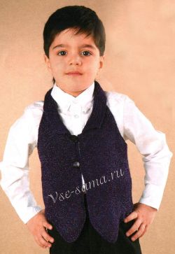 Фиолетовый жилет, фото Фиолетовый жилет, фото