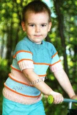 Футболка-реглан в полоску, фото Футболка-реглан в полоску, фото