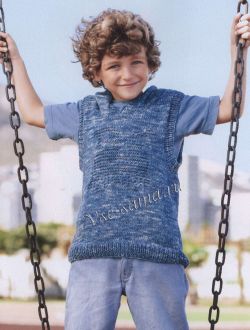 Худи без рукавов спицами Худи без рукавов спицами