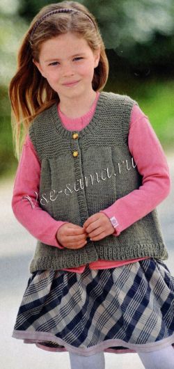 Жилет цвета хаки Жилет цвета хаки