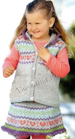 Комплект с сердечками Комплект с сердечками