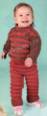 Коричневый комплект для малыша Коричневый комплект для малыша