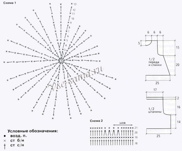 Костюм Снеговика спицами, схема Костюм Снеговика спицами, схема