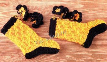 Носочки с бабочками Носочки с бабочками