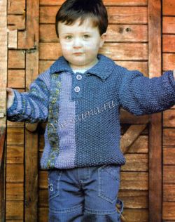 Пуловер поло спицами для прогулки Пуловер поло спицами для прогулки