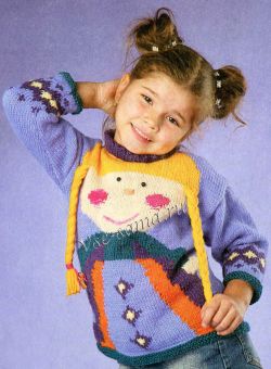 Пуловер спицами с принцессой Пуловер спицами с принцессой