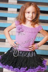 Розовый топ с цветочками Розовый топ с цветочками