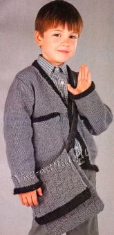 Серый жакет и сумка Серый жакет и сумка