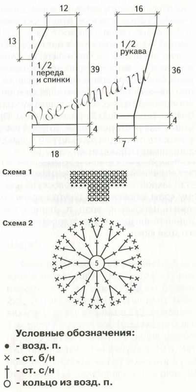 Темно-синий пуловер спицами с аппликацией, схема Темно-синий пуловер спицами с аппликацией, схема