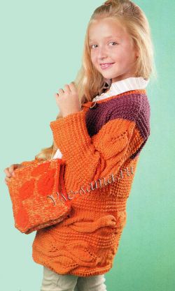 Жакет и сумочка осенние листья Жакет и сумочка осенние листья