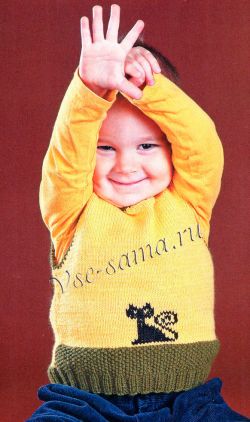 Жилет с котенком Жилет с котенком