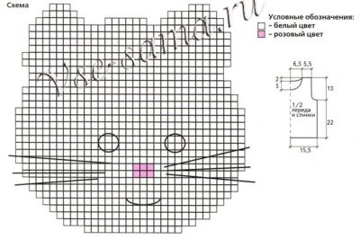 Жилет с рисунком, схема Жилет с рисунком, схема