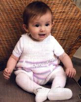 Жакет и комбинезон для малышки спицами Жакет и комбинезон для малышки спицами