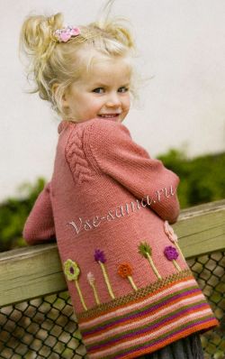 Жакет спицами для девочки Жакет спицами для девочки
