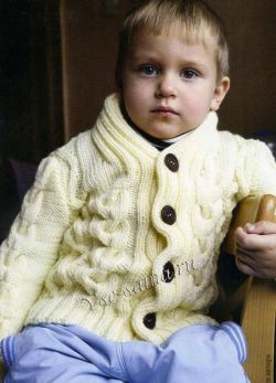 Жакет спицами для мальчика Жакет спицами для мальчика