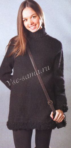 Черное платье - туника Черное платье - туника