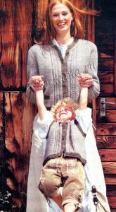 Детская безрукавка и женский жакет - Вместе веселей Детская безрукавка и женский жакет - Вместе веселей