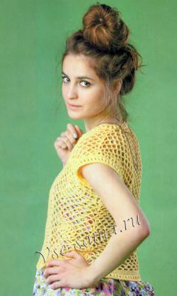 Короткий желтый жакет Короткий желтый жакет