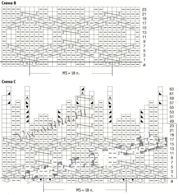 Накидка, гетры и шапка спицами, 2 Накидка, гетры и шапка спицами, 2